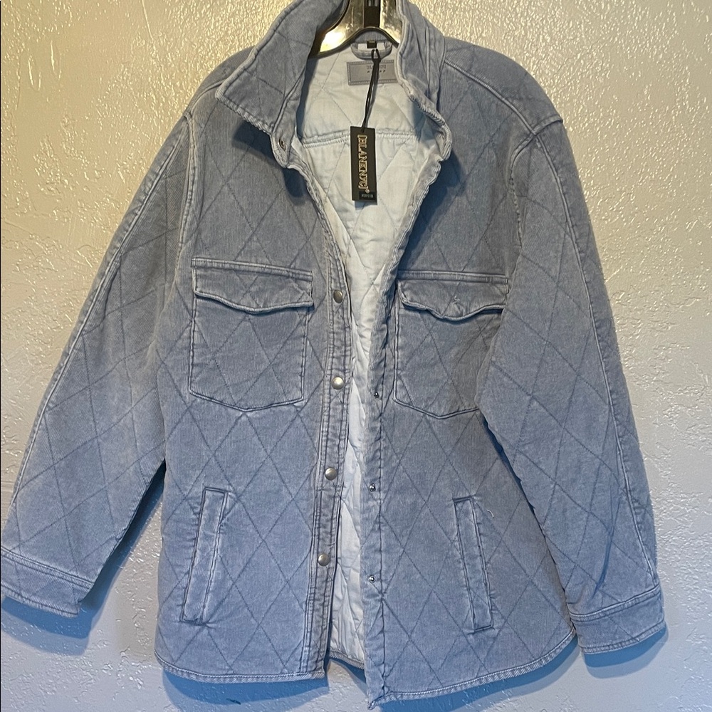 BLANKNY blue corduroy jacket
